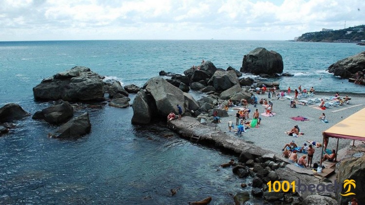 Детский пляж Алупки